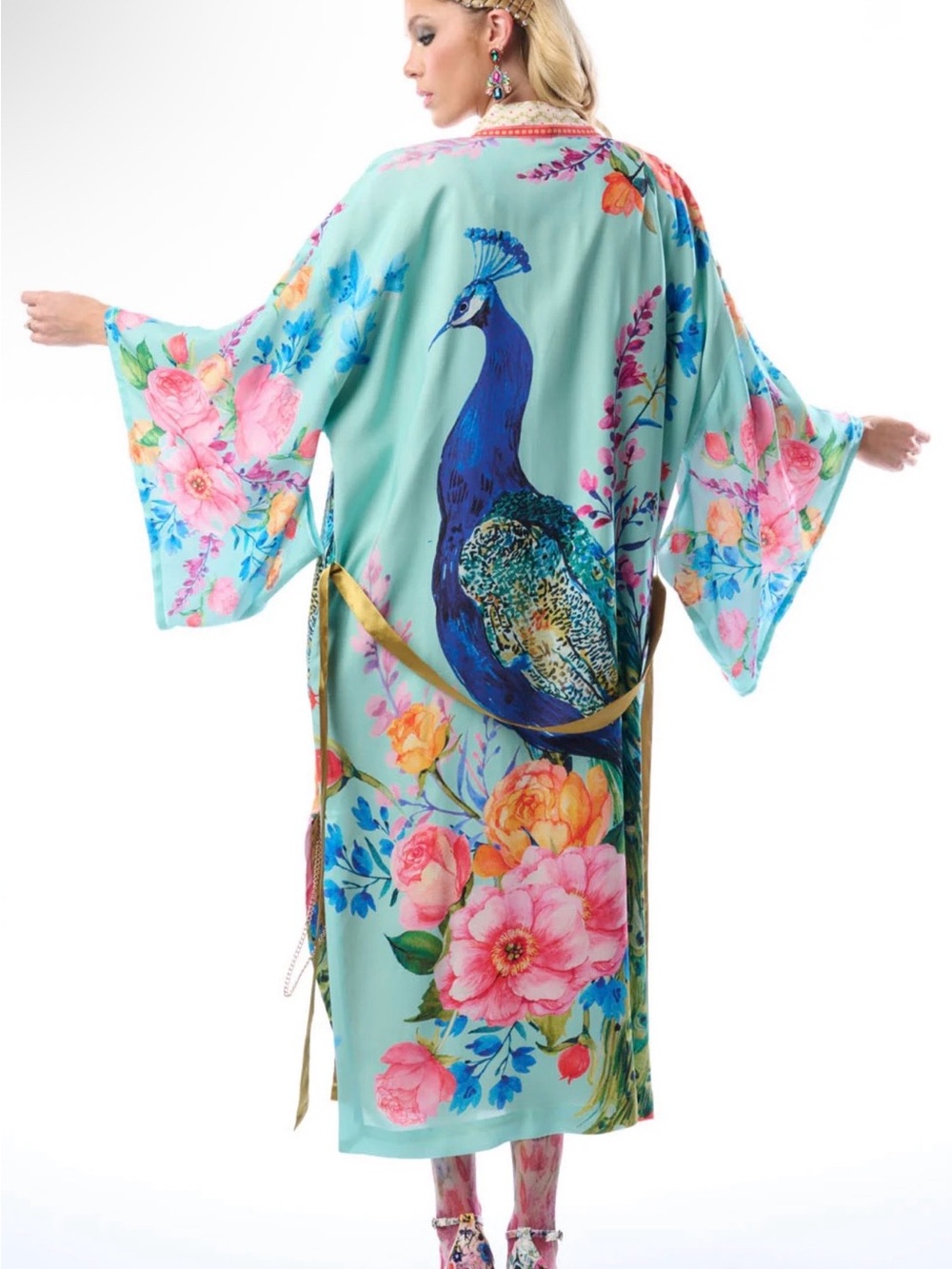 Blossom Fantasy Kimono by Aratta, NWT - Picture 3 of 4